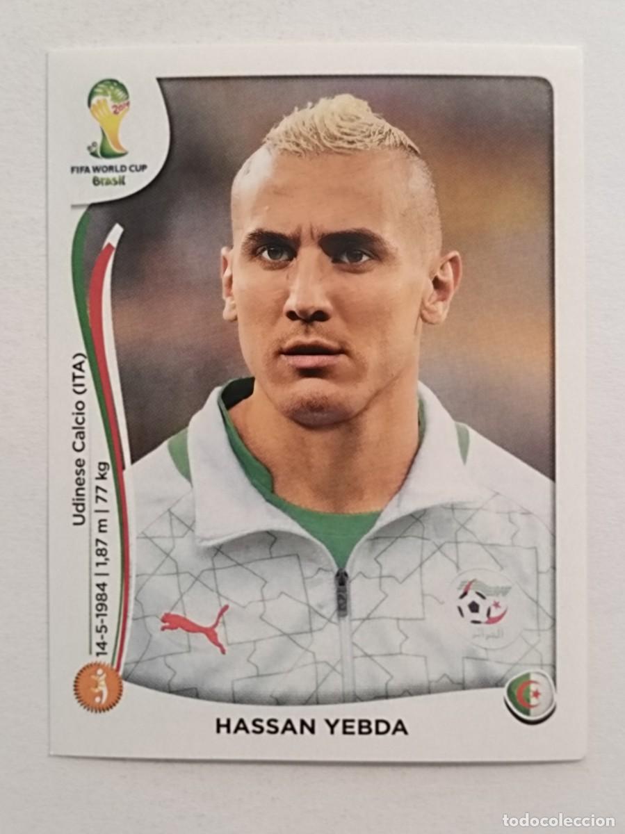 Cromos de f&uacute;tbol: #593 YEBDA (ARGELIA) MUNDIAL BRASIL 2014 PANINI