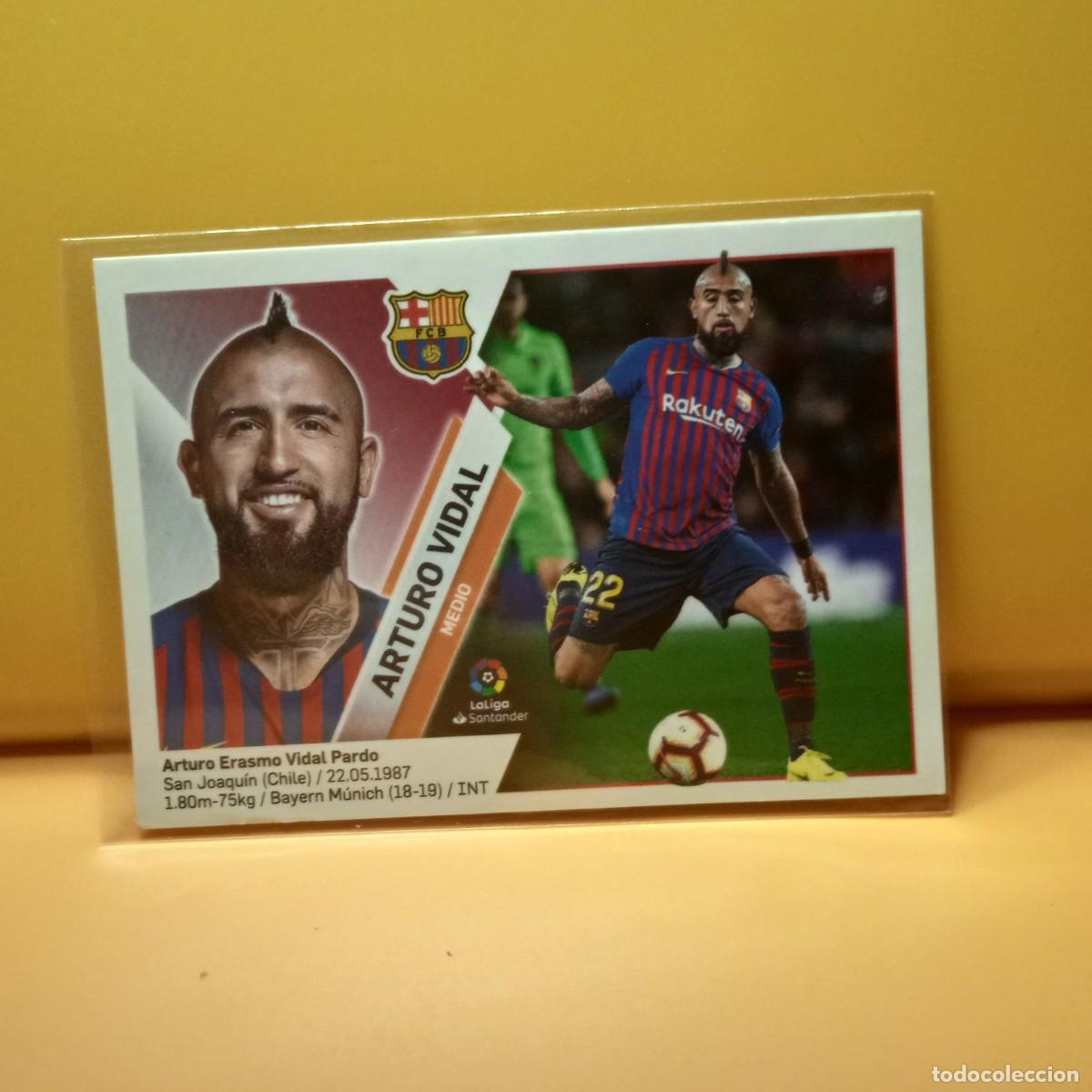 Cromos de f&uacute;tbol: EDICIONES ESGE 2019 2020 19 20 F.C BARCELONA ARTURO VIDAL 9