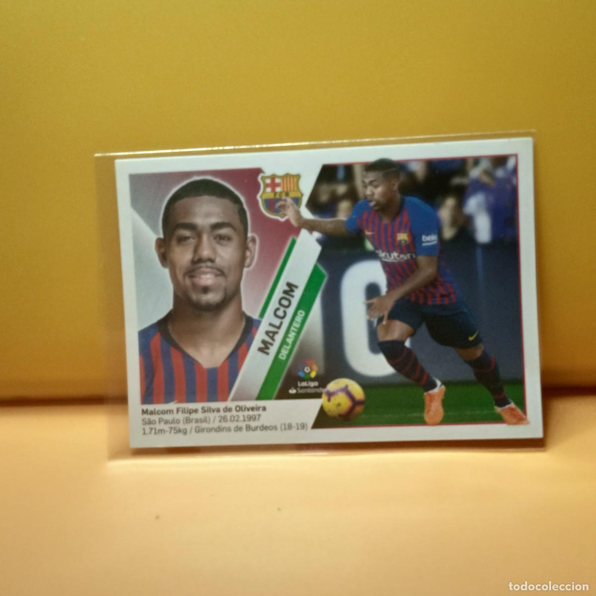 Cromos de f&uacute;tbol: EDICIONES ESGE 2019 2020 19 20 F.C BARCELONA MALCOM 12B 12 B