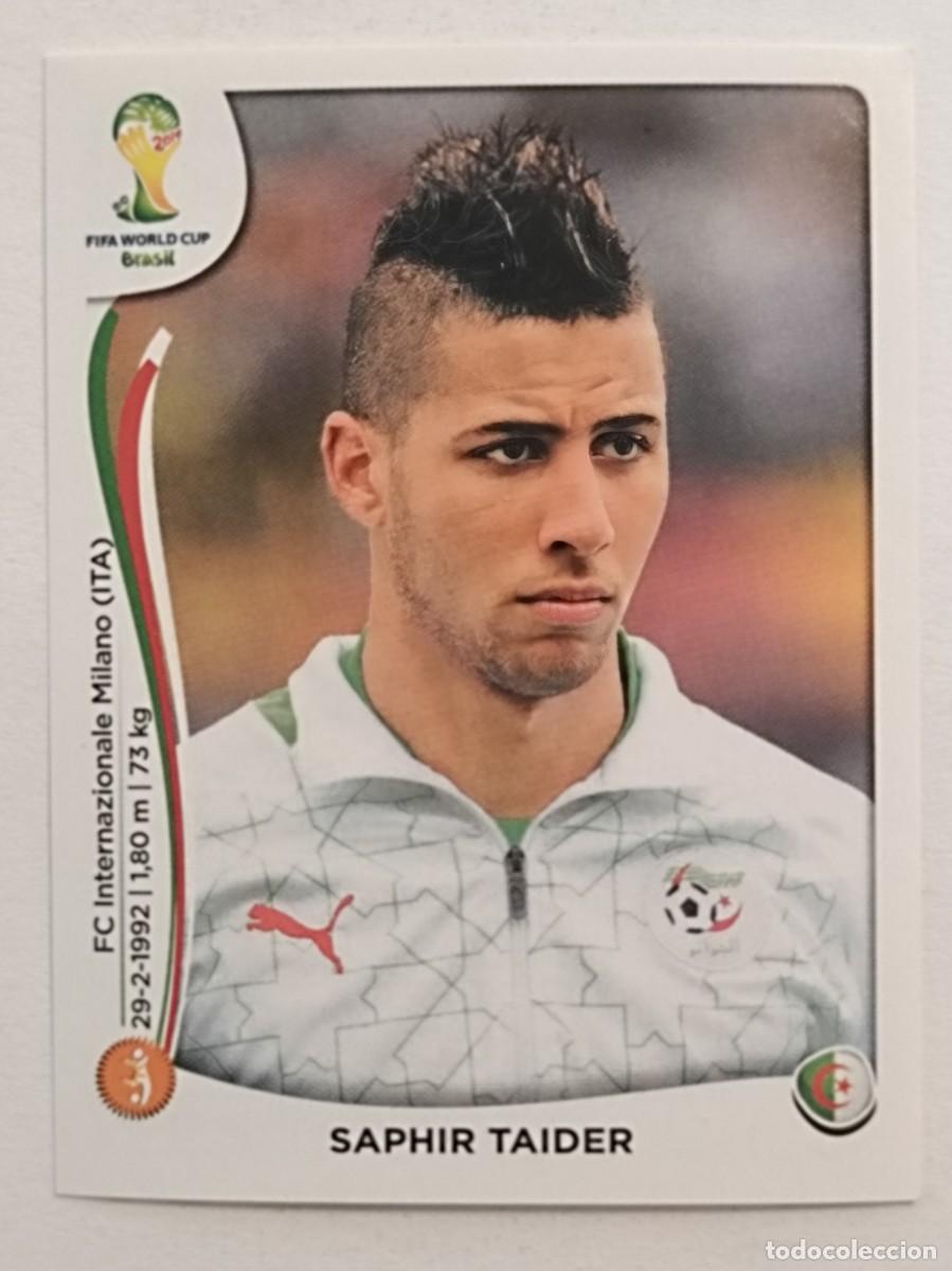 Cromos de f&uacute;tbol: #596 TAIDER (ARGELIA) MUNDIAL BRASIL 2014 PANINI
