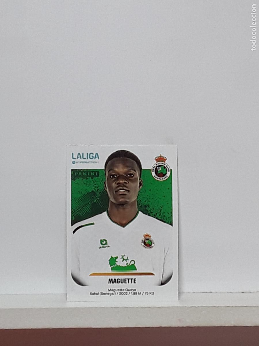 Cromos de f&uacute;tbol: LALIGA HYPERMOTION 2025 2026 25 26 ALBUM PANINI LIGA N 335BIS 335 BIS RACING LIMITADA MAGUETTE