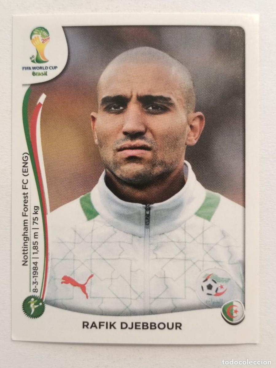 Cromos de f&uacute;tbol: #598 DJEBBOUR (ARGELIA) MUNDIAL BRASIL 2014 PANINI