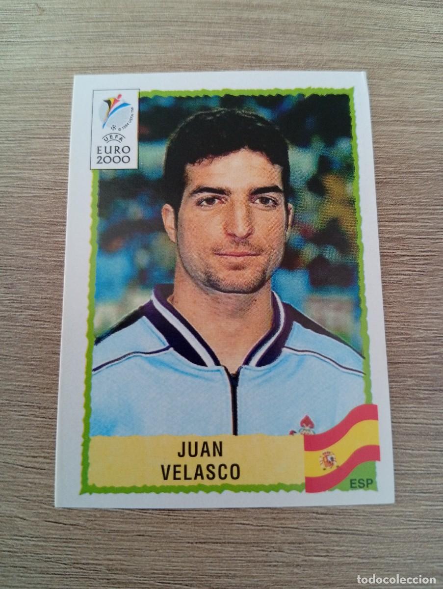 Cartes &agrave; collectionner de Football: JUAN VELASCO- ESPA&Ntilde;A 192- PANINI EURO 2000 - 00 CROMO SIN PEGAR