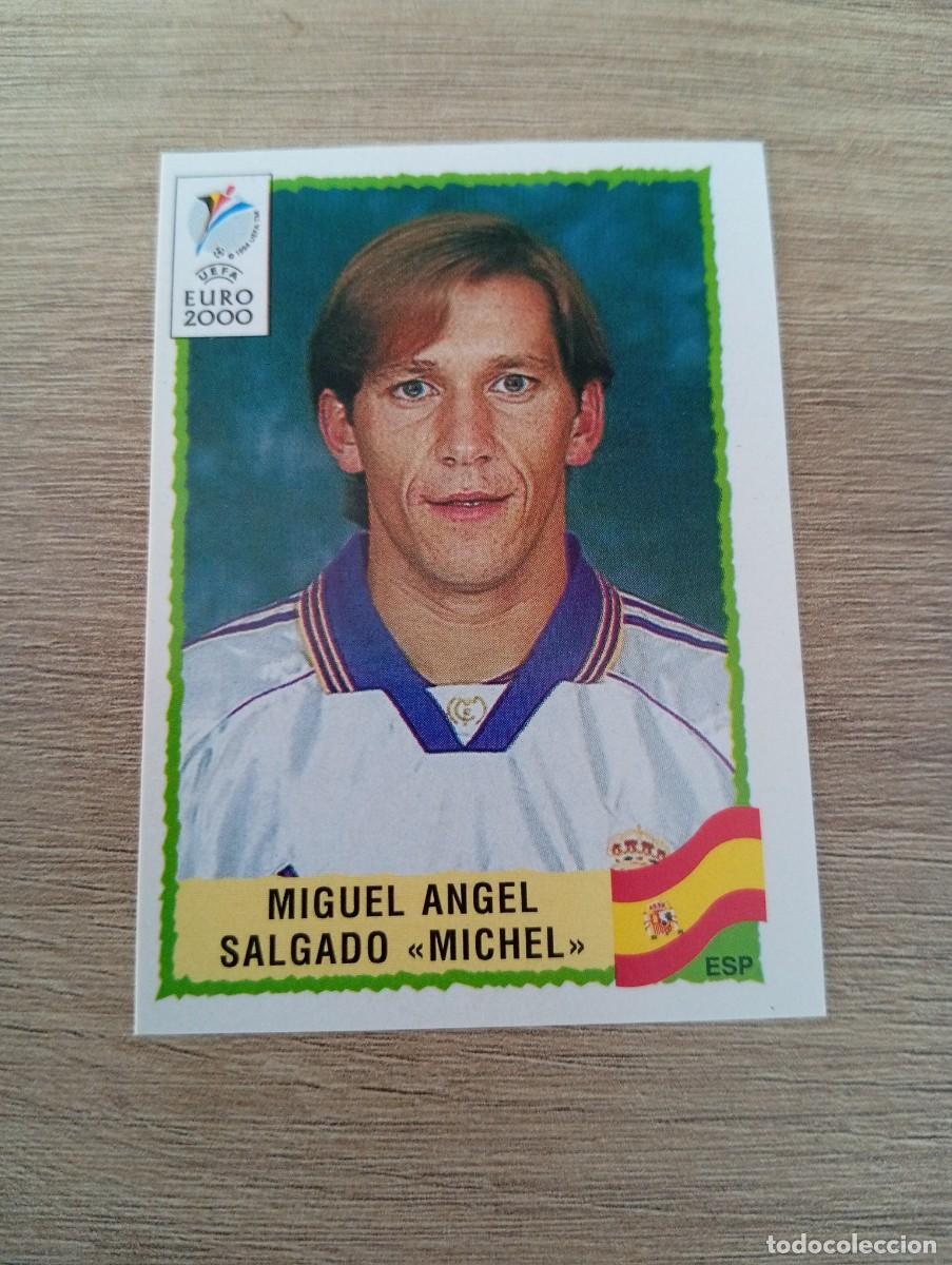 Cartes &agrave; collectionner de Football: MIGUEL ANGEL SALGADO &rdquo; MICHEL&rdquo;- ESPA&Ntilde;A 191- PANINI EURO 2000 - 00 CROMO SIN PEGAR