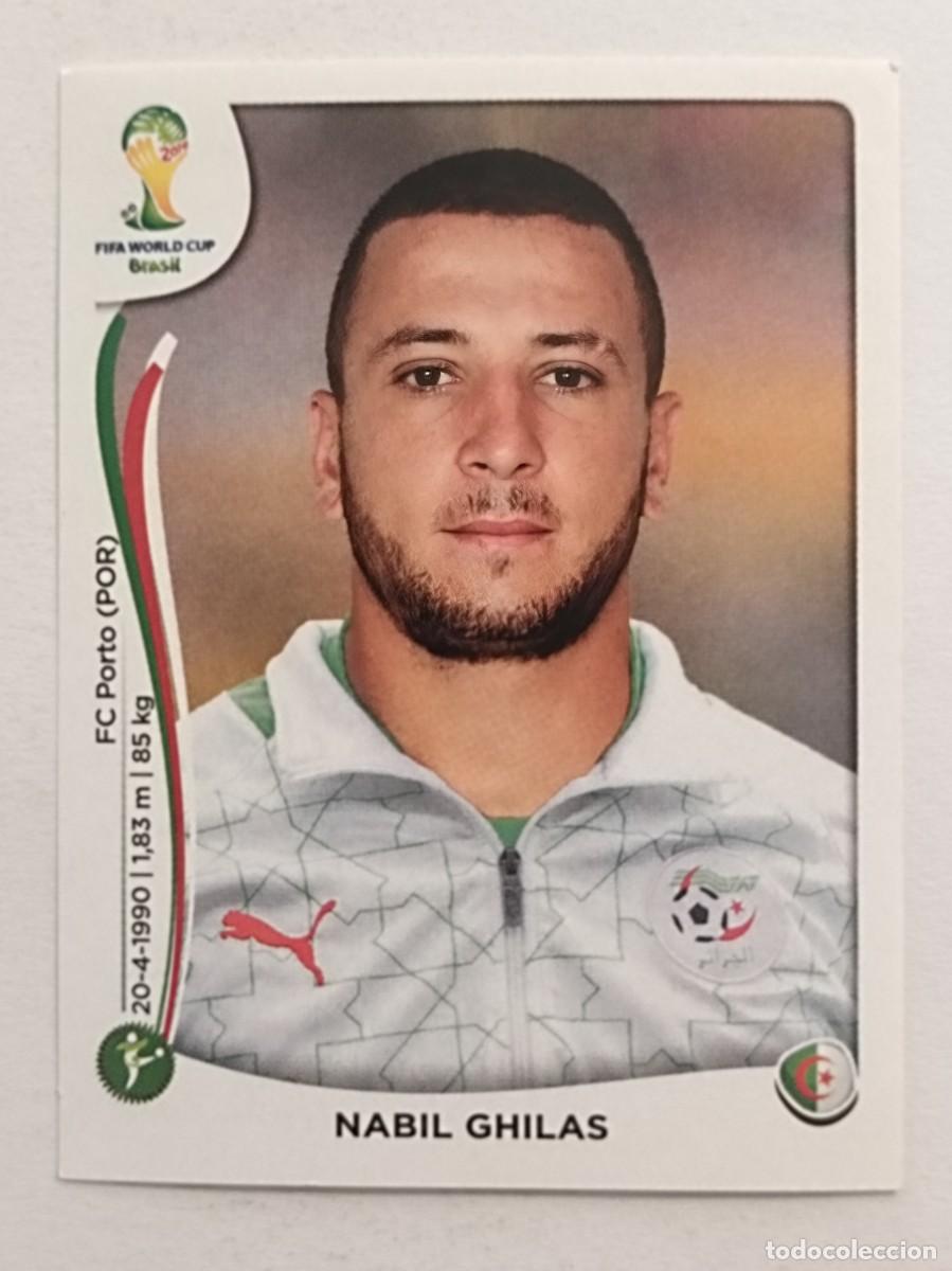 Cromos de f&uacute;tbol: #599 GHILAS (ARGELIA) MUNDIAL BRASIL 2014 PANINI