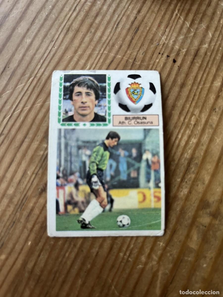 Cromos de f&uacute;tbol: CROMO ALBUM LIGA ESTE 83 84 1983 1984 ULTIMOS FICHAJES # 10 OSASUNA BIURRUN