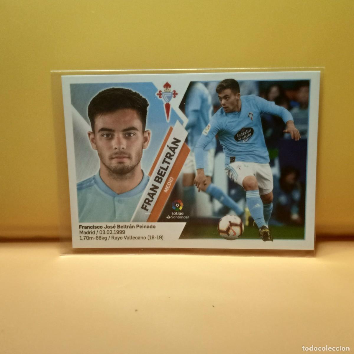 Cromos de f&uacute;tbol: EDICIONES ESGE 2019 2020 19 20 CELTA DE VIGO FRAN BELTR&Aacute;N 10A 10 A