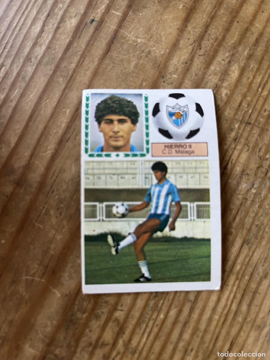 Cromos de f&uacute;tbol: CROMO SIN PEGAR NUNCA PEGADO ALBUM LIGA ESTE 83 84 1983 1984 COLOCA MALAGA HIERRO II