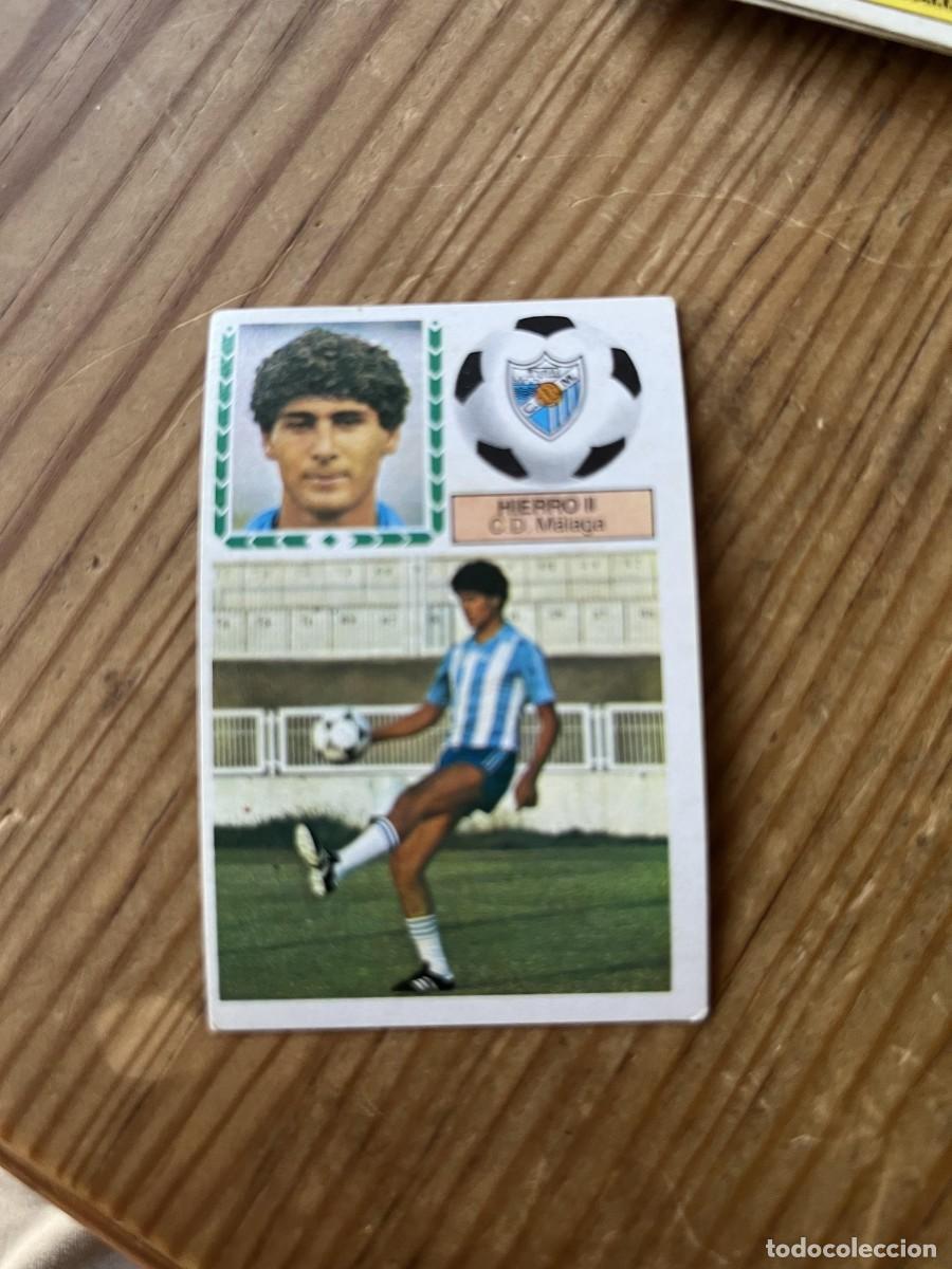 Cromos de f&uacute;tbol: CROMO SIN PEGAR NUNCA PEGADO ALBUM LIGA ESTE 83 84 1983 1984 COLOCA MALAGA HIERRO II