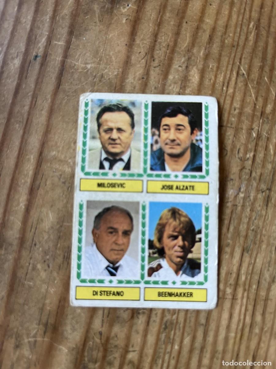 Cromos de f&uacute;tbol: CROMO SIN PEGAR NUNCA PEGADO ALBUM LIGA ESTE 83 84 1983 1984 ENTRENADOR MILOSEVIC DI STEFANO