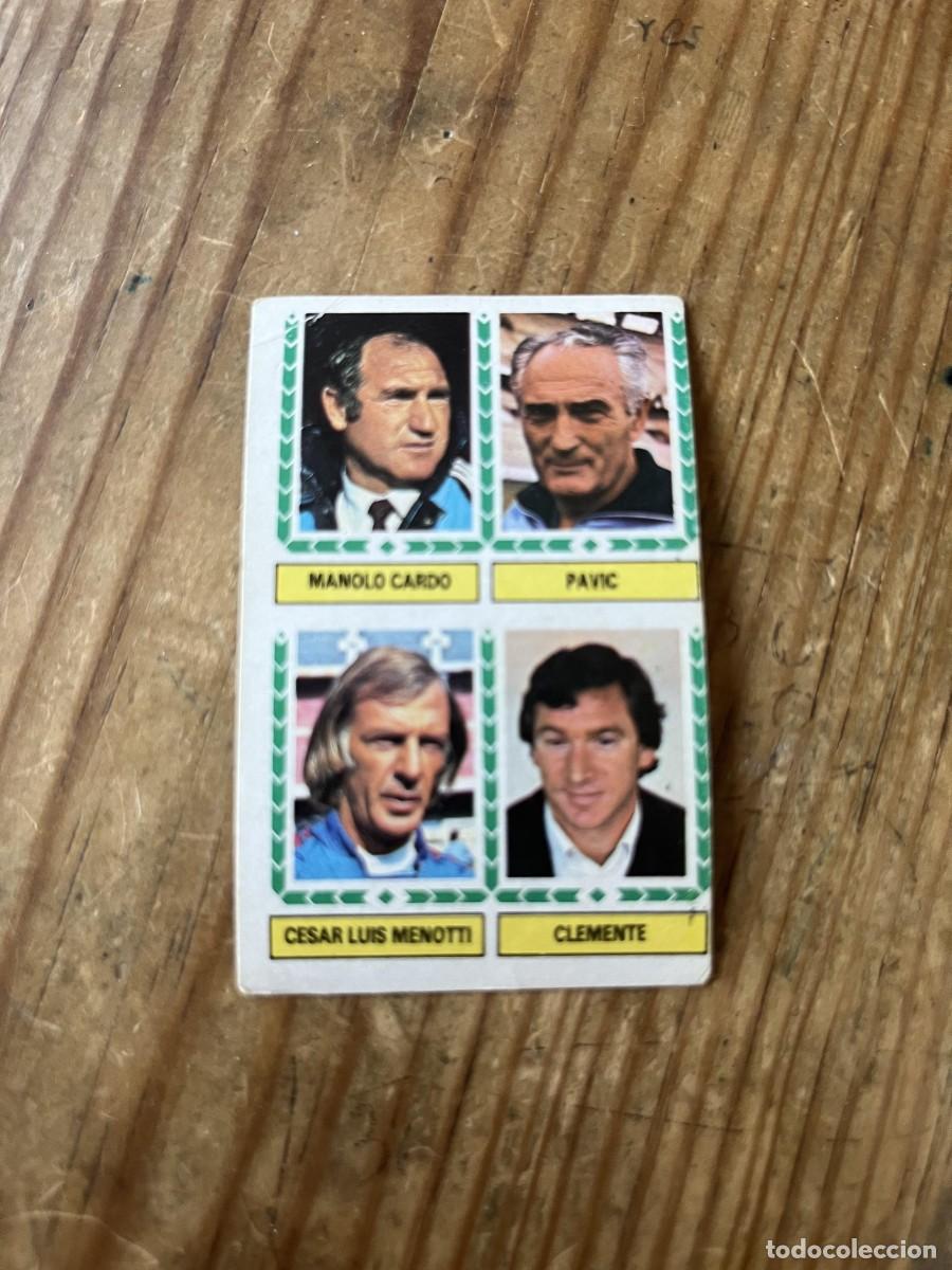 Cromos de Futebol: CROMO SIN PEGAR NUNCA PEGADO ALBUM LIGA ESTE 83 84 1983 1984 ENTRENADOR MANOLO CARDO CLEMENTE