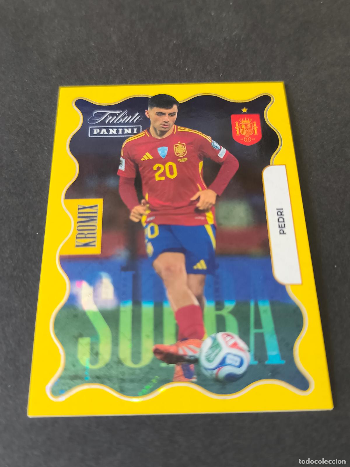 Football Stickers: KO77 PEDRI PARALELA SUPRA KROMIX GOLD TRIBUTO SELECCI&Oacute;N ESPA&Ntilde;OLA 2010-2026 &iexcl;VAMOS CAMPEONES!