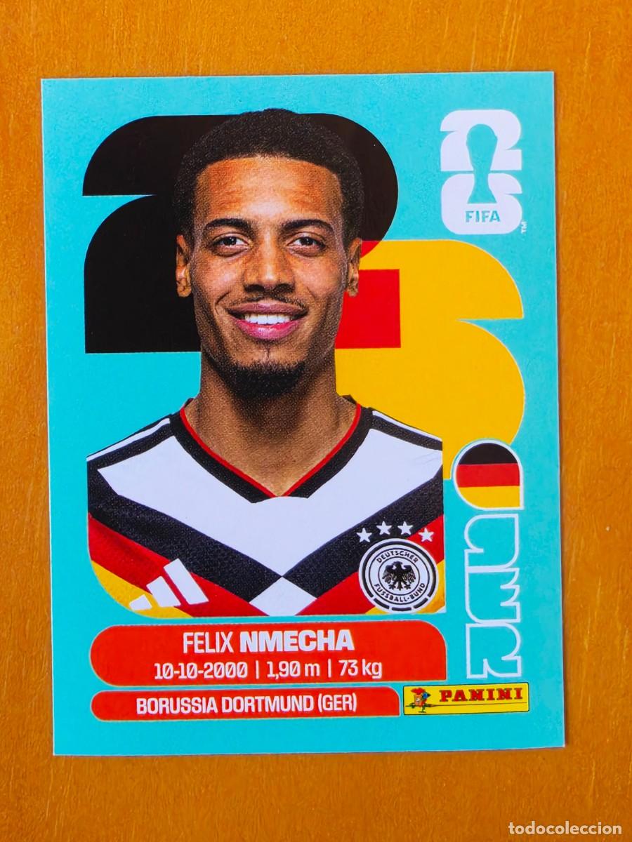 Cromos de f&uacute;tbol: GER 12 Felix Nmecha, Alemania, Panini FIFA World Cup Mundial 2026 Sticker
