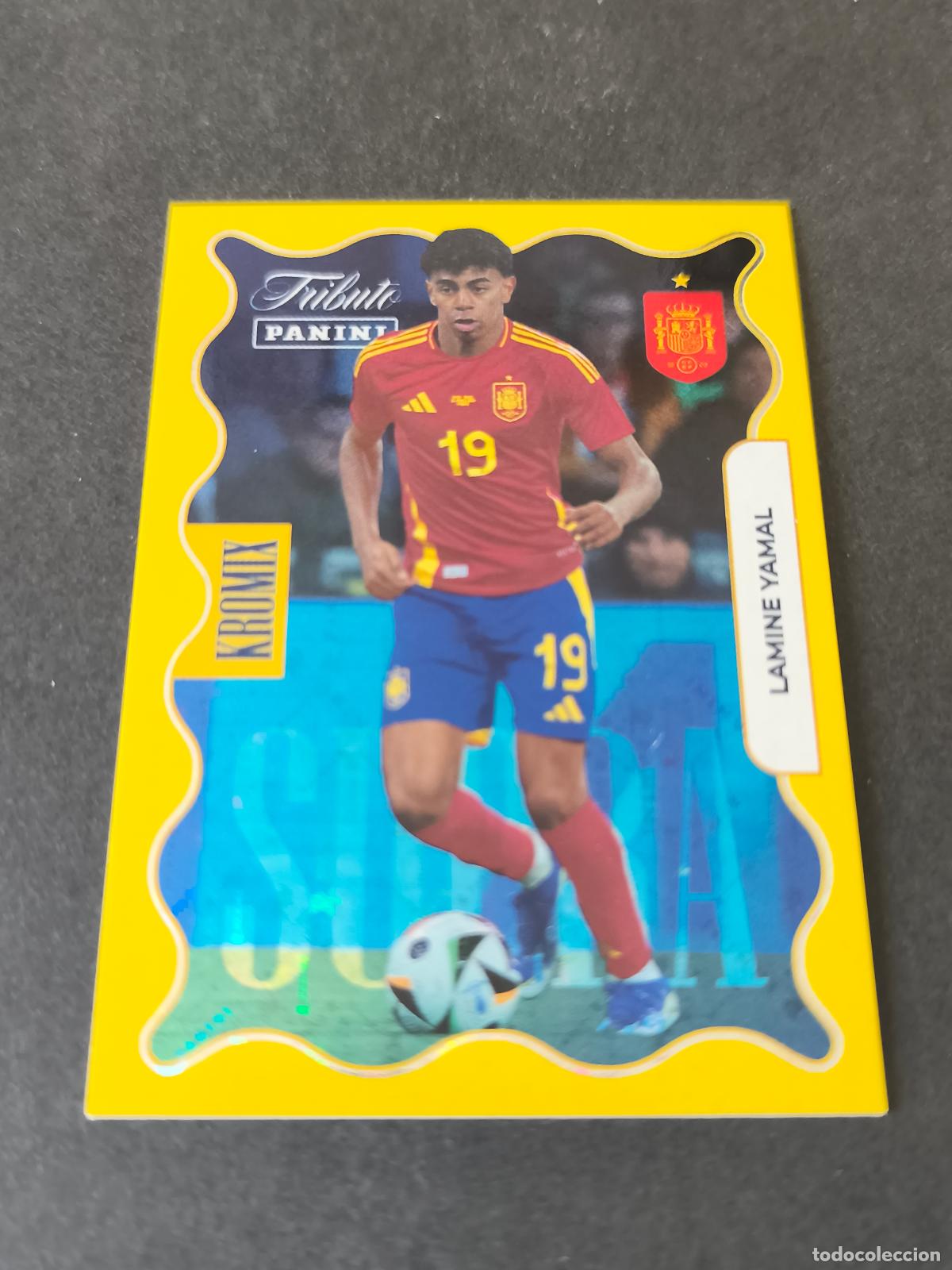 Cromos de f&uacute;tbol: KO79 LAMINE YAMAL PARALELA SUPRA KROMIX GOLD TRIBUTO SELECCI&Oacute;N ESPA&Ntilde;OLA 2010-2026 &iexcl;VAMOS CAMPEONES!