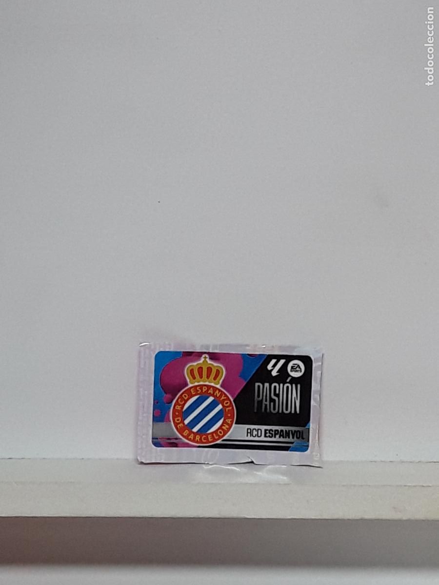 Cromos de f&uacute;tbol: LALIGA ESTE 2025 2026 EA SPORTS 25 26 ALBUM PANINI LIGA N ESPANYOL CHICLES PASION ESCUDO