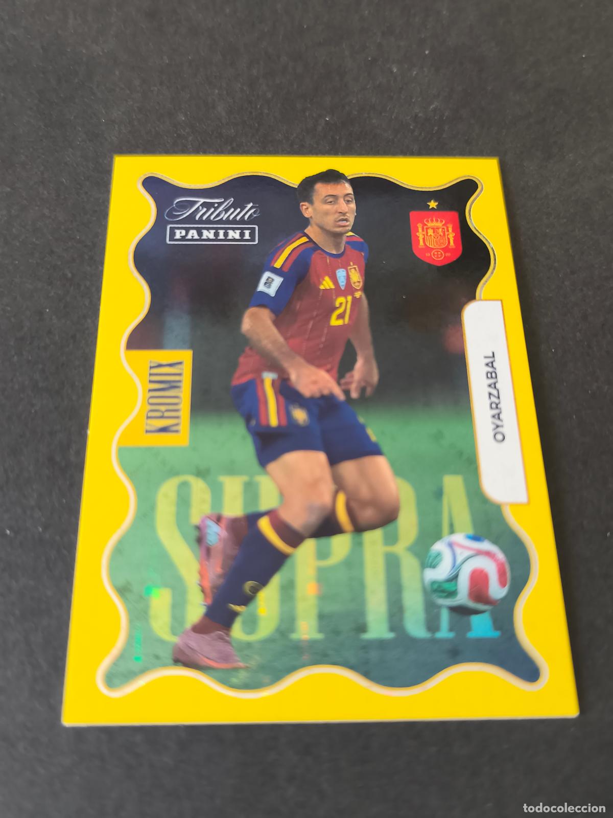 Football Stickers: KO80 OYARZABAL PARALELA SUPRA KROMIX GOLD TRIBUTO SELECCI&Oacute;N ESPA&Ntilde;OLA 2010-2026 &iexcl;VAMOS CAMPEONES!