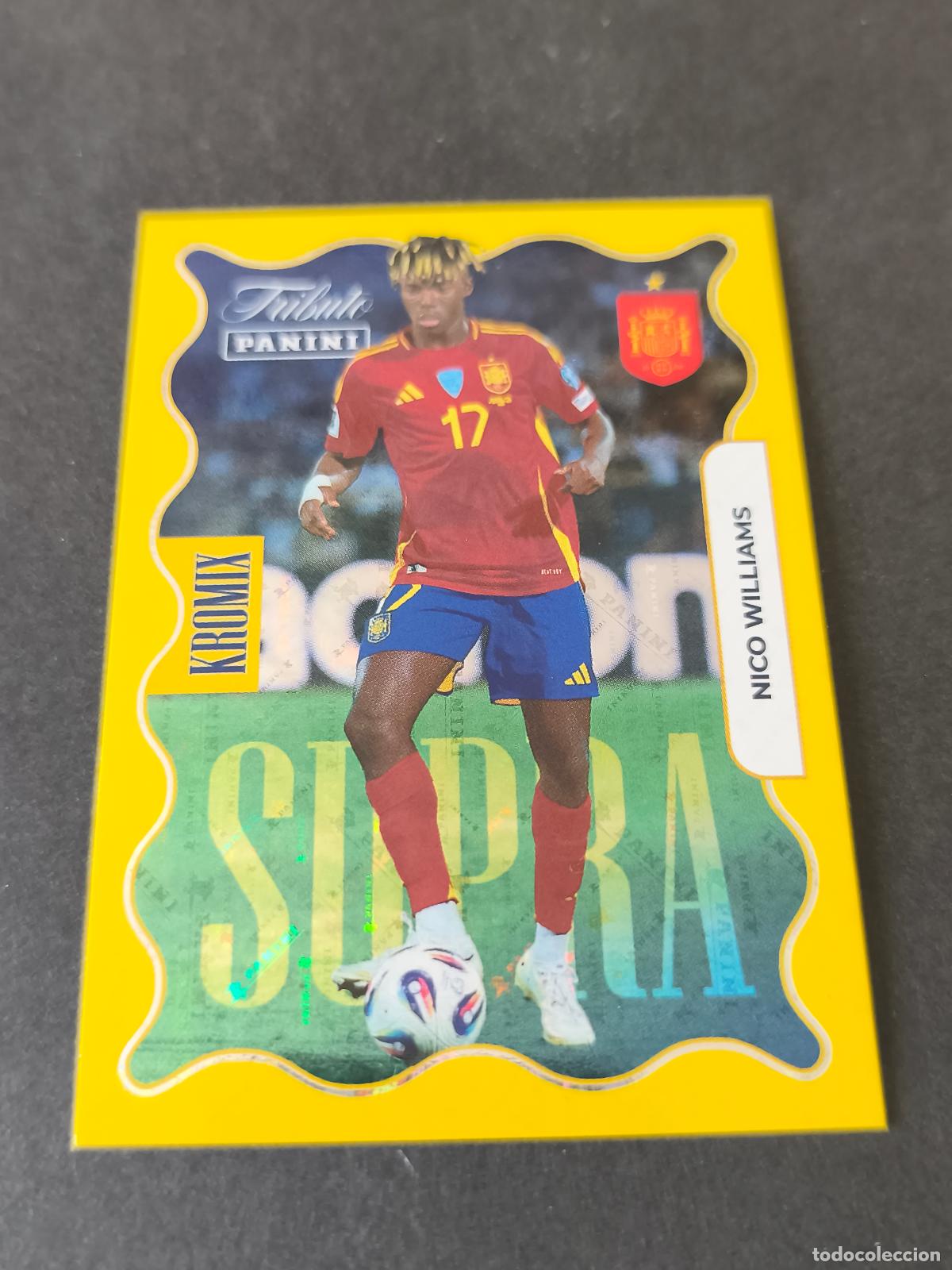 Football Stickers: KO81 NICO WILLIAMS PARALELA SUPRA KROMIX GOLD TRIBUTO SELECCI&Oacute;N ESPA&Ntilde;OLA 2010-2026 &iexcl;VAMOS CAMPEONES!