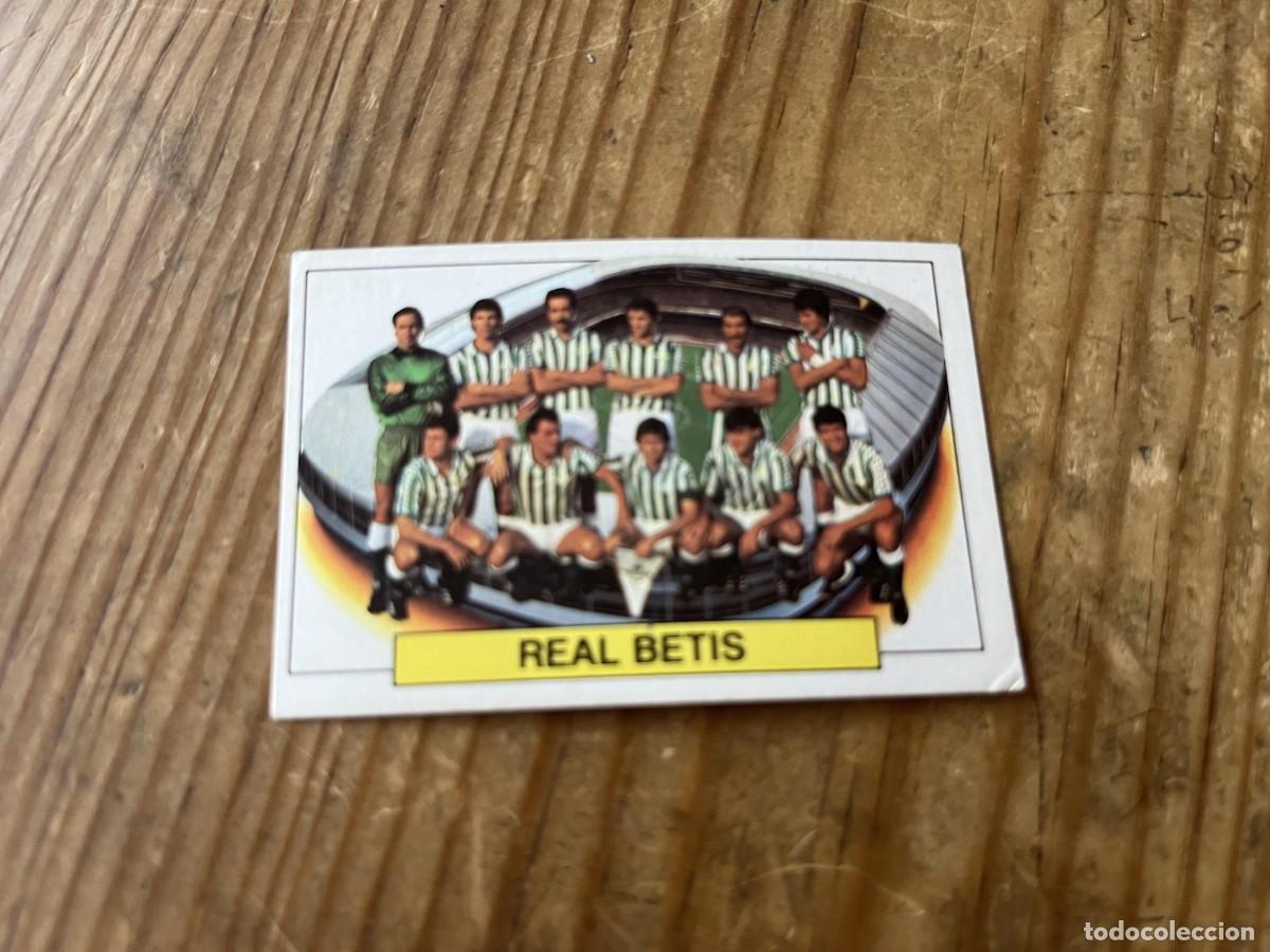 Cromos de f&uacute;tbol: CROMO SIN PEGAR NUNCA PEGADO ALBUM LIGA ESTE 83 84 1983 1984 ALINEACION REAL BETIS