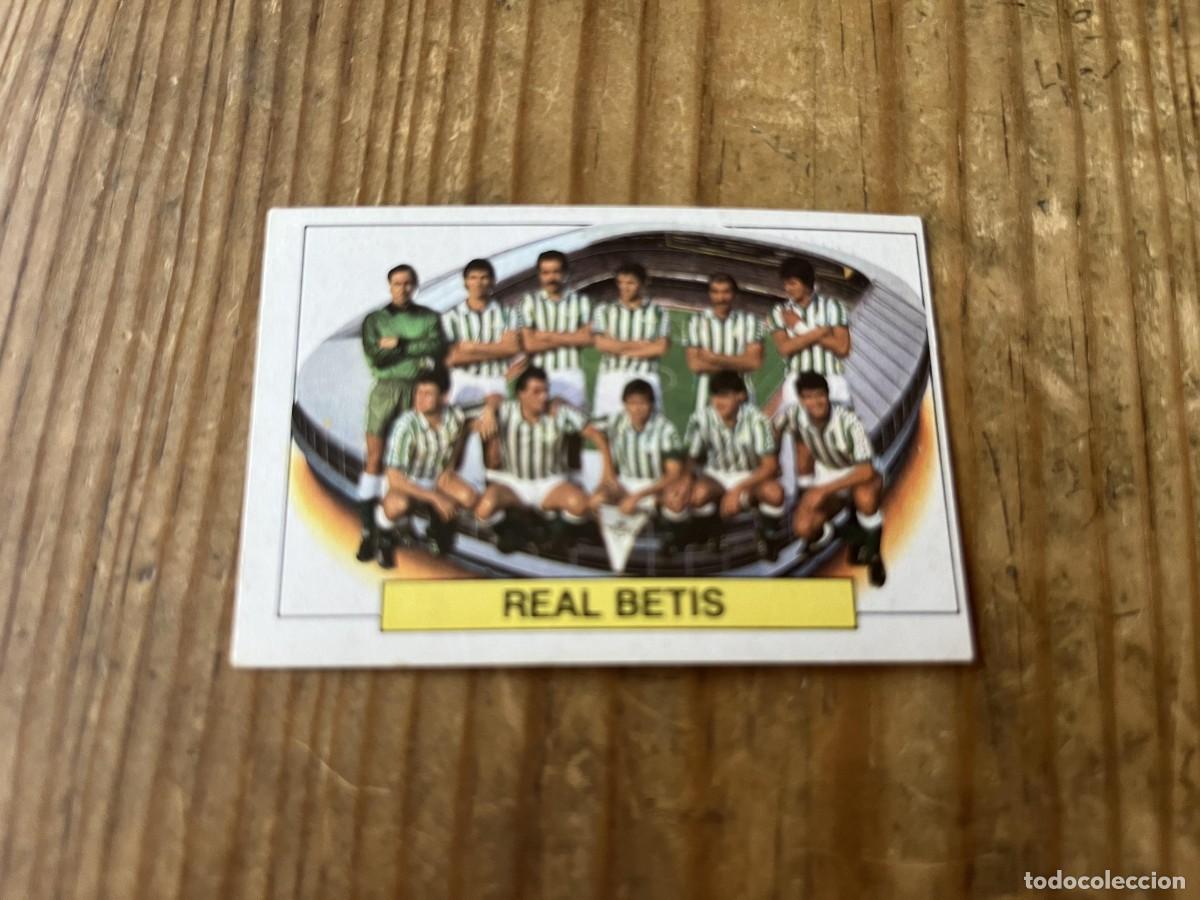Cromos de f&uacute;tbol: CROMO SIN PEGAR NUNCA PEGADO ALBUM LIGA ESTE 83 84 1983 1984 ALINEACION REAL BETIS