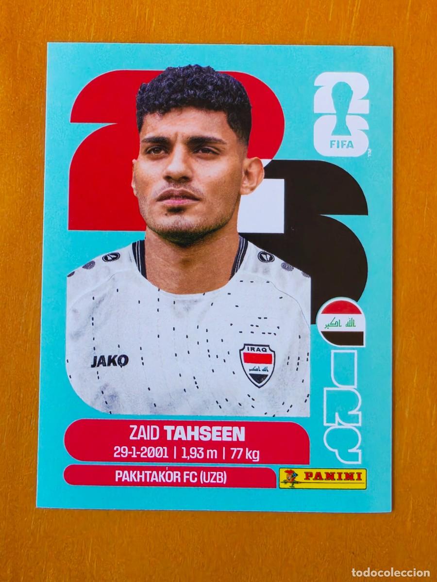 Cromos de Futebol: IRQ 7 Zaid Tahseen, Iraq Irak, Panini FIFA World Cup Mundial 2026 Sticker