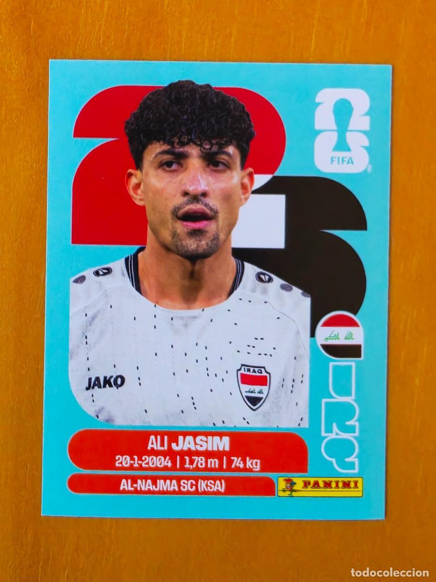 Cromos de Futebol: IRQ 12 Ali Jasim, Iraq Irak, Panini FIFA World Cup Mundial 2026 Sticker
