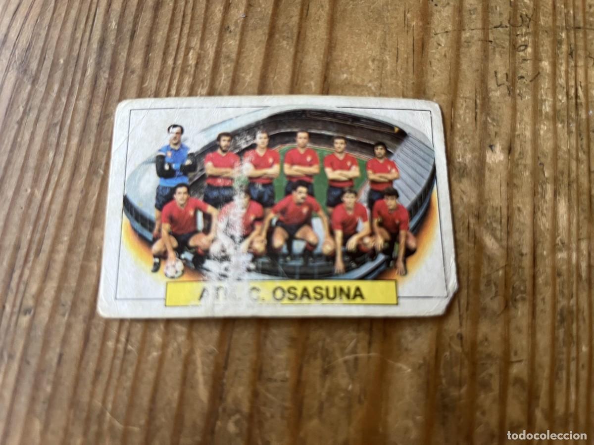 Cromos de Futebol: CROMO SIN PEGAR NUNCA PEGADO ALBUM LIGA ESTE 83 84 1983 1984 ALINEACION OSASUNA