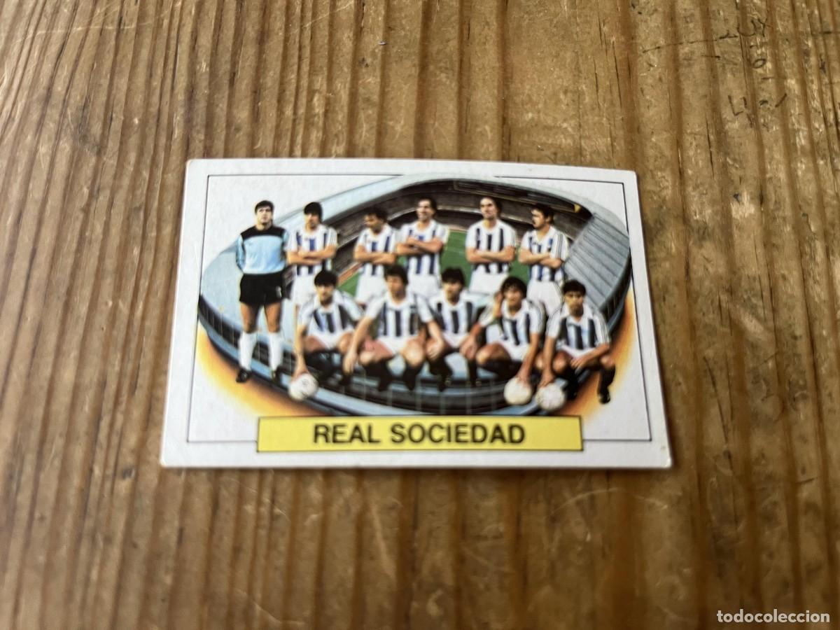 Cromos de Futebol: CROMO SIN PEGAR NUNCA PEGADO ALBUM LIGA ESTE 83 84 1983 1984 ALINEACION REAL SOCIEDAD