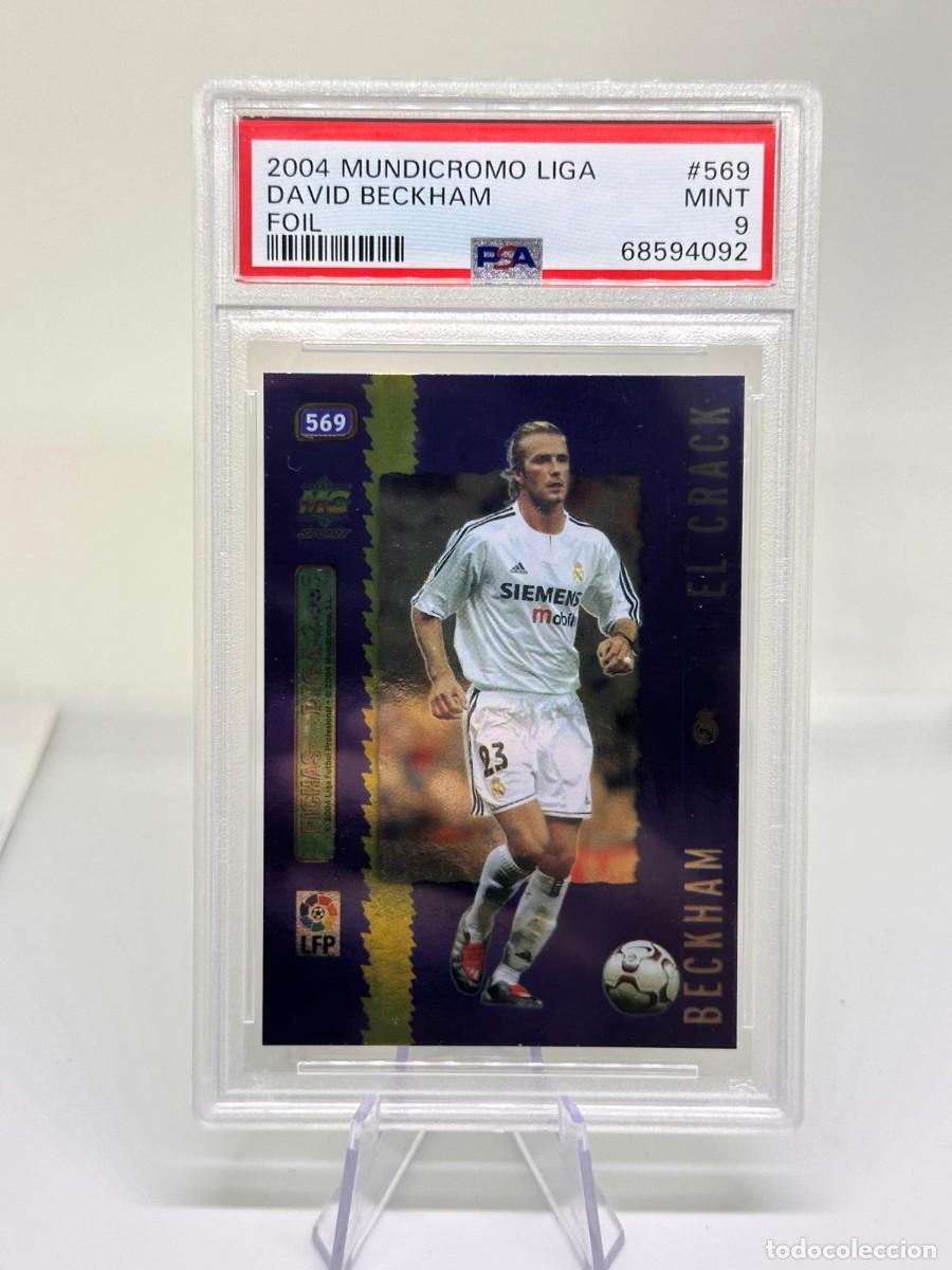 Cromos de Futebol: David Beckham #569 Real Madrid Mundicromo 2004 05 Foil Psa 9