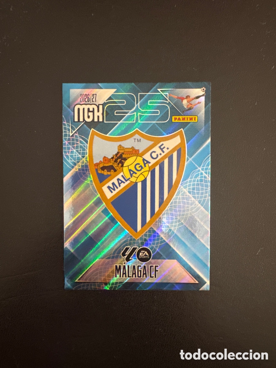 Cromos de Futebol: ESCUDO M&Aacute;LAGA NUMERO 235 MEGACRACKS 2026 2027