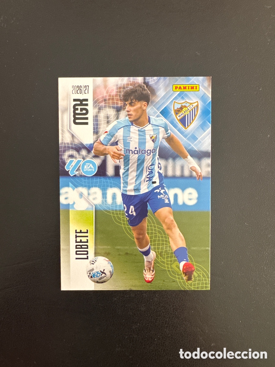 Cromos de Futebol: LOBETE M&Aacute;LAGA NUMERO 249 MEGACRACKS 2026 2027