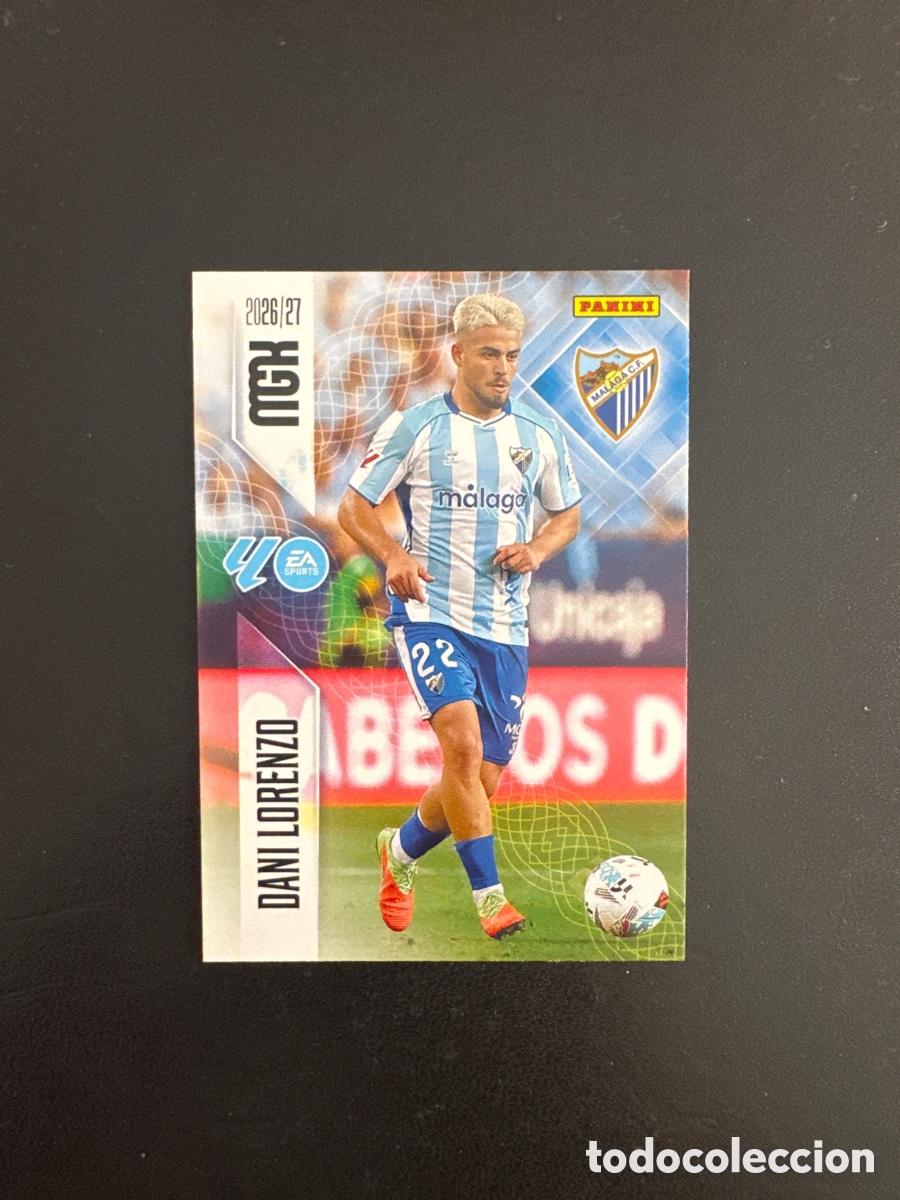 Cromos de Futebol: DANI LORENZO M&Aacute;LAGA NUMERO 245 MEGACRACKS 2026 2027