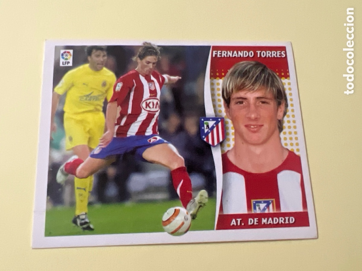 Cromos de Futebol: C5499. Fernando Torres SIN PEGAR Atl&eacute;tico de Madrid Liga Ediciones Este 06 07 / 2006 2007