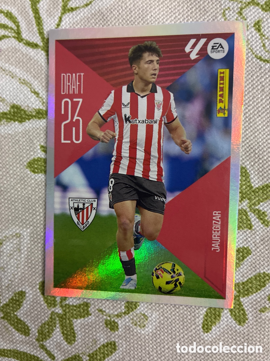 Cromos de Futebol: Cromo Jauregizar Draft 23 Brillo (N&ordm; 11) - Colecci&oacute;n Este / Panini Liga 2026-27 (Athletic Club)