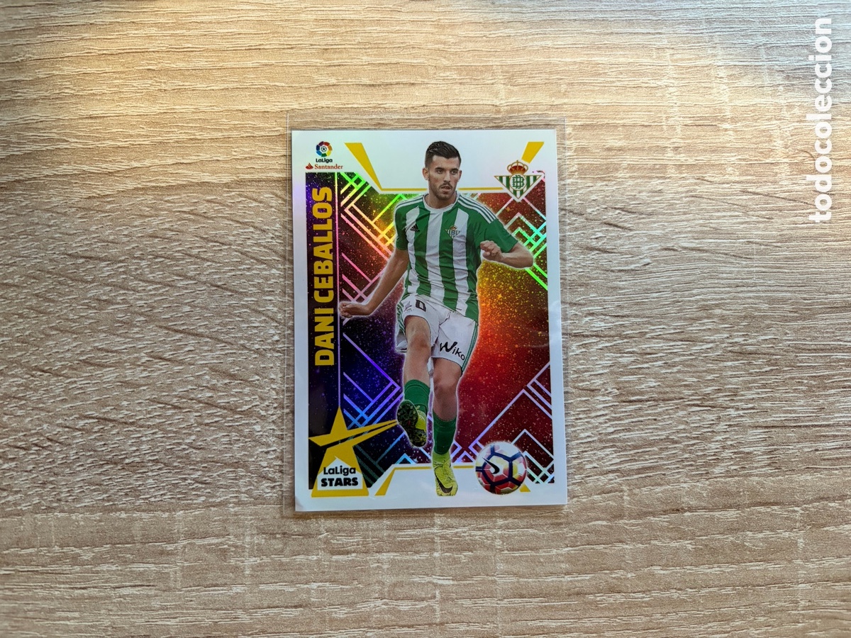 Fu&szlig;ball-Sticker: 5 DANI CEBALLOS LA LIGA STARS LIGA ESTE EDICIONES ESTE 2017 2018 17 18 REAL BETIS
