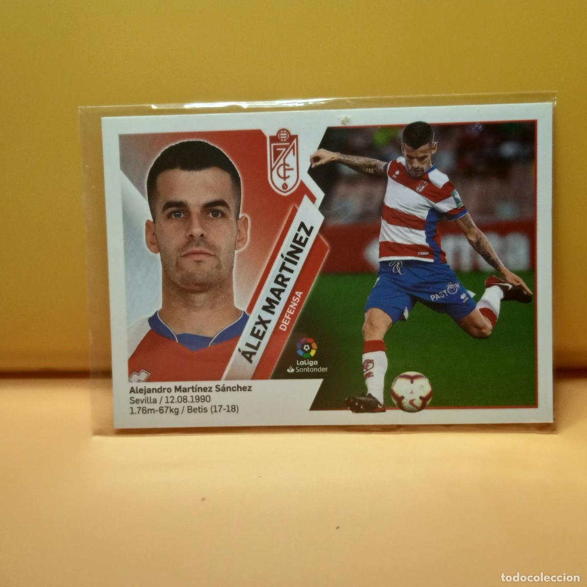 Cromos de f&uacute;tbol: EDICIONES ESGE 2019 2020 19 20 GRANADA C.F &Aacute;LEX MART&Iacute;NEZ 7