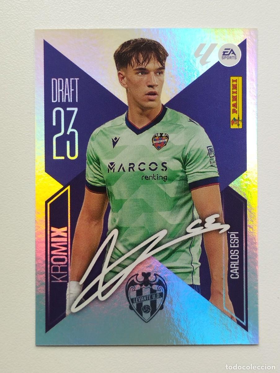 Figurine di Calcio: CROMO STICKER COLECCIONES ESTE PANINI LIGA 2026 2027 26 27 DRAFT 23 PARALLELS K4 CARLOS ESPI LEVANTE