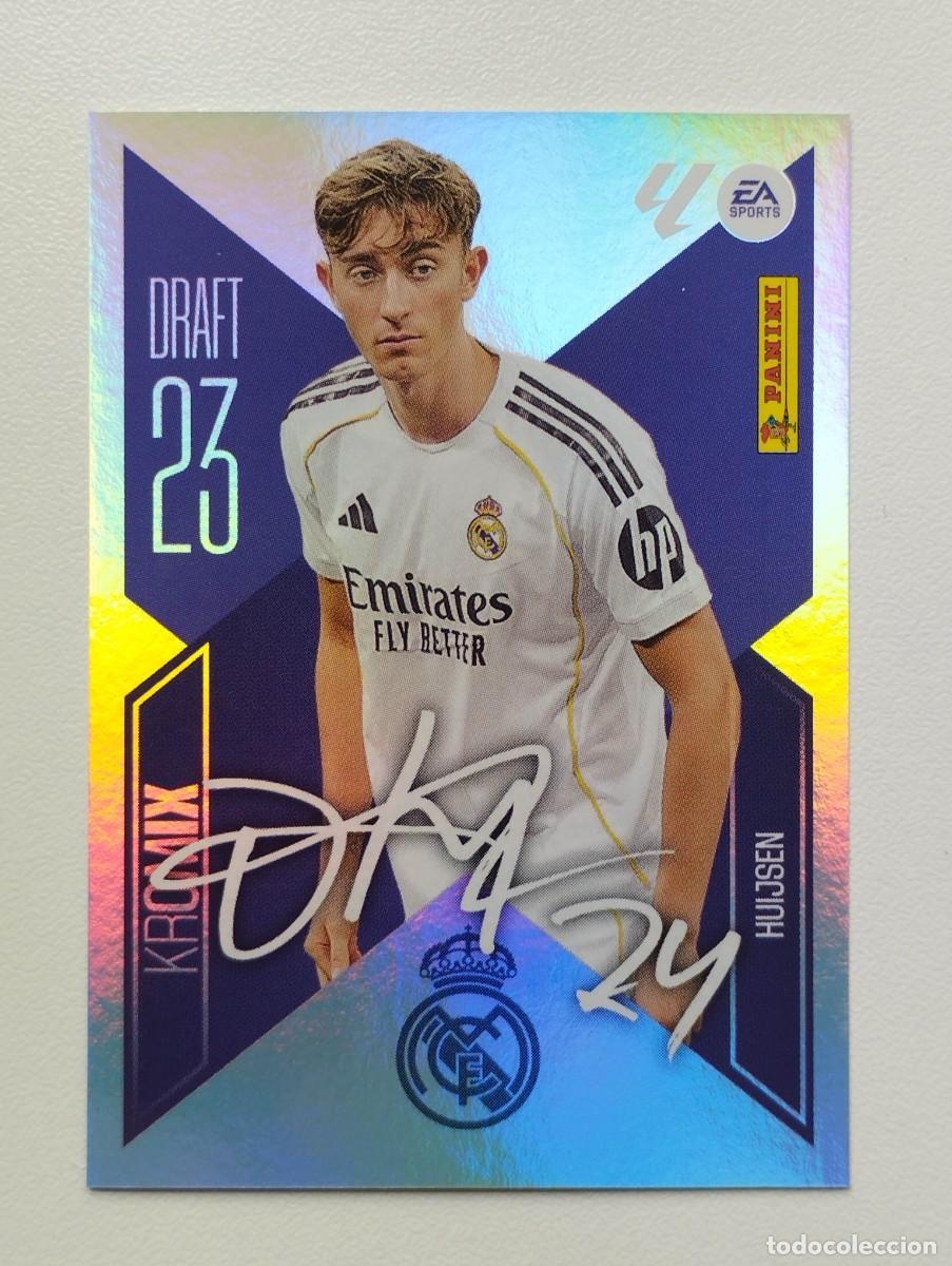 Cromos de f&uacute;tbol: CROMO STICKER COLECCIONES ESTE PANINI 2026 2027 26 27 DRAFT 23 PARALLELS K10 HUIJSEN REAL MADRID