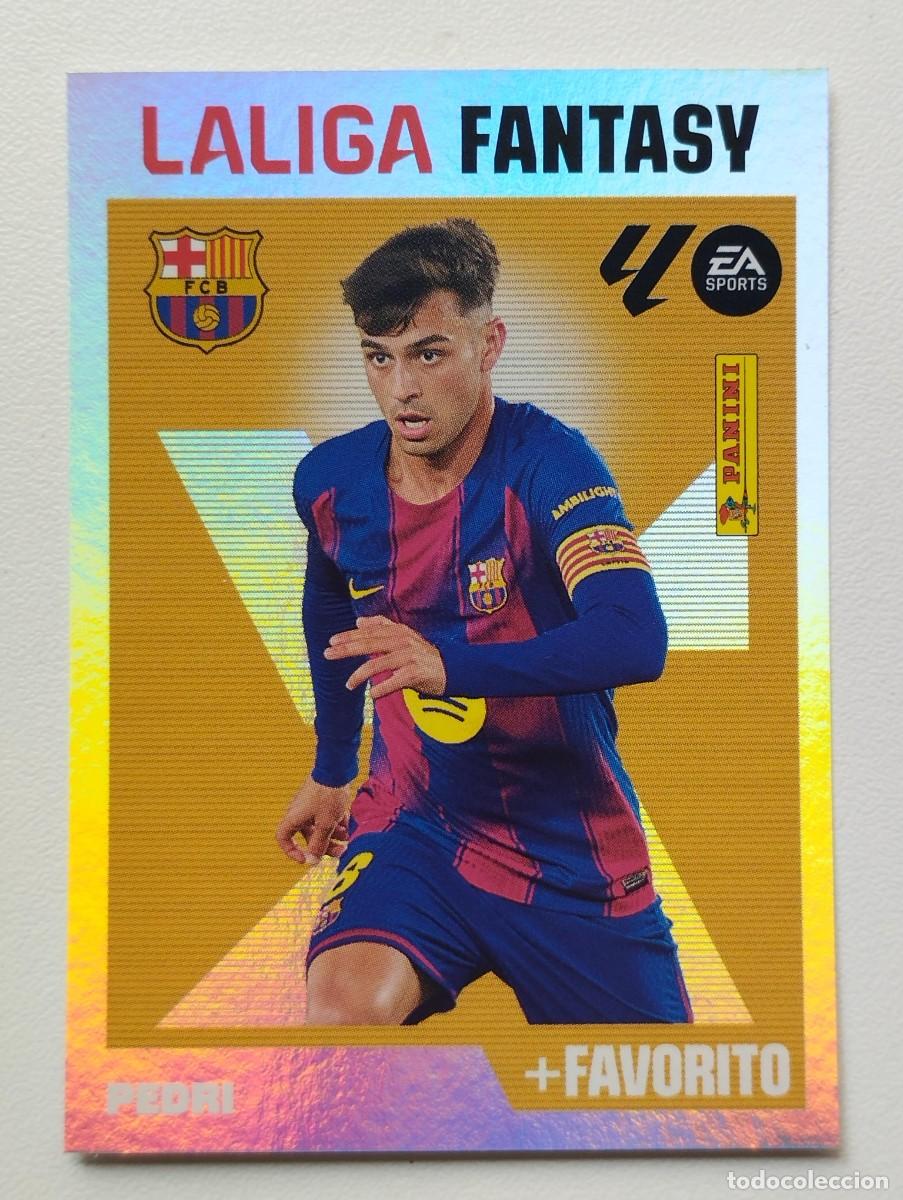 Cromos de f&uacute;tbol: CROMO STICKER COLECCIONES ESTE PANINI LIGA 2026 2027 26 27 + FAVORITO 7 PEDRI BARCELONA