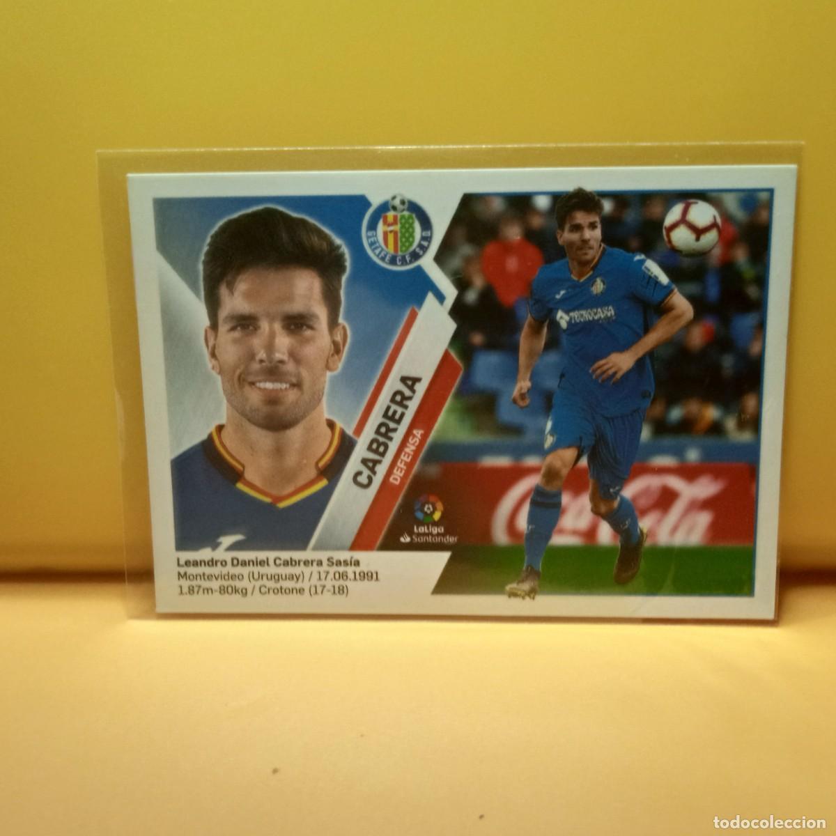 Cromos de f&uacute;tbol: EDICIONES ESGE 2019 2020 19 20 GETAFE C.F CABRERA 5