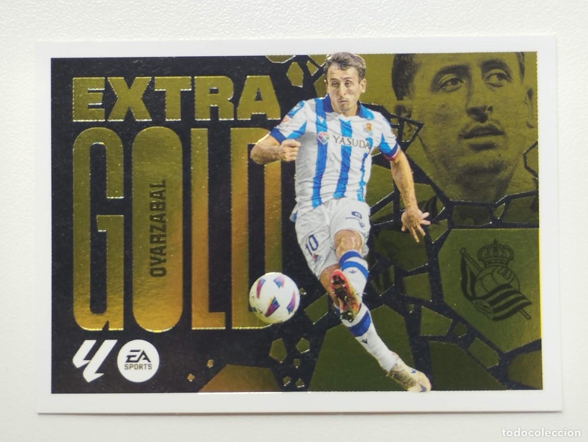 Cromos de f&uacute;tbol: CROMO STICKER COLECCIONES ESTE PANINI LIGA 2024 2025 24 25 EXTRA GOLD OYARZABAL REAL SOCIEDAD