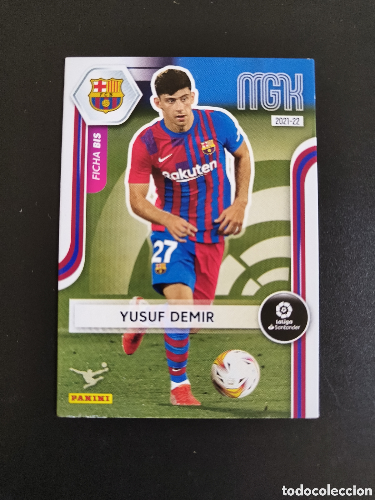 Cromos de f&uacute;tbol: Megacracks 2021/22 71 Bis Yusuf Demir Barcelona