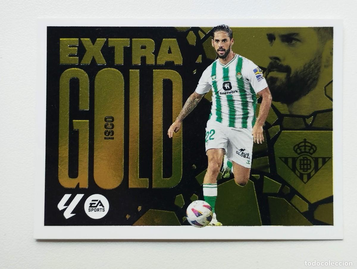 Cromos de f&uacute;tbol: CROMO STICKER COLECCIONES ESTE PANINI LIGA 2024 2025 24 25 EXTRA GOLD ISCO BETIS