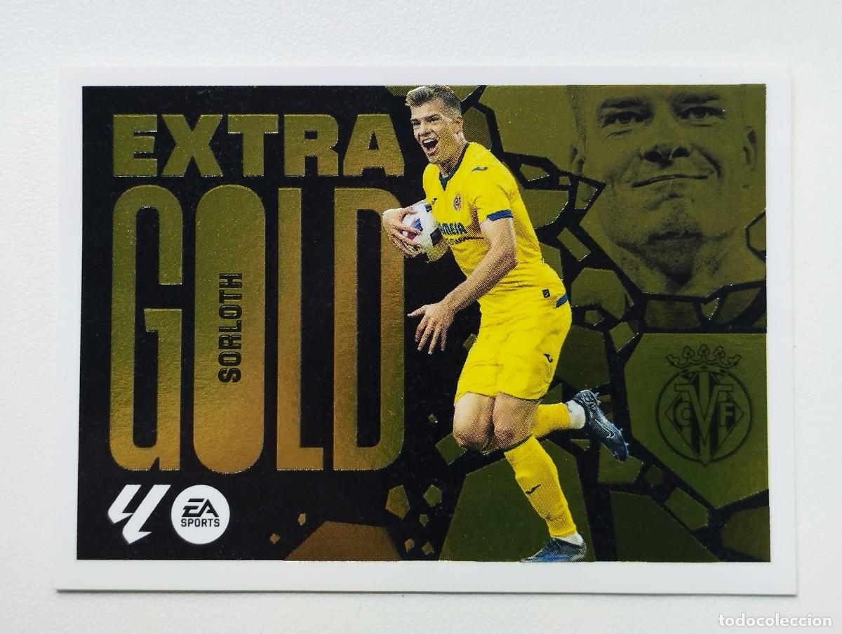 Cromos de f&uacute;tbol: CROMO STICKER COLECCIONES ESTE PANINI LIGA 2024 2025 24 25 EXTRA GOLD SORLOTH VILLARREAL