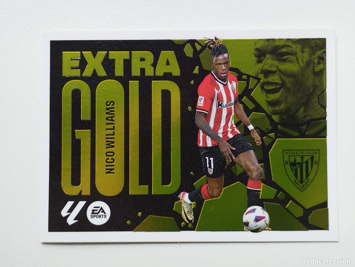 Cromos de Futebol: CROMO STICKER COLECCIONES ESTE PANINI 2024 2025 24 25 EXTRA GOLD NICO WILLIAMS ATHLETIC CLUB BILBAO