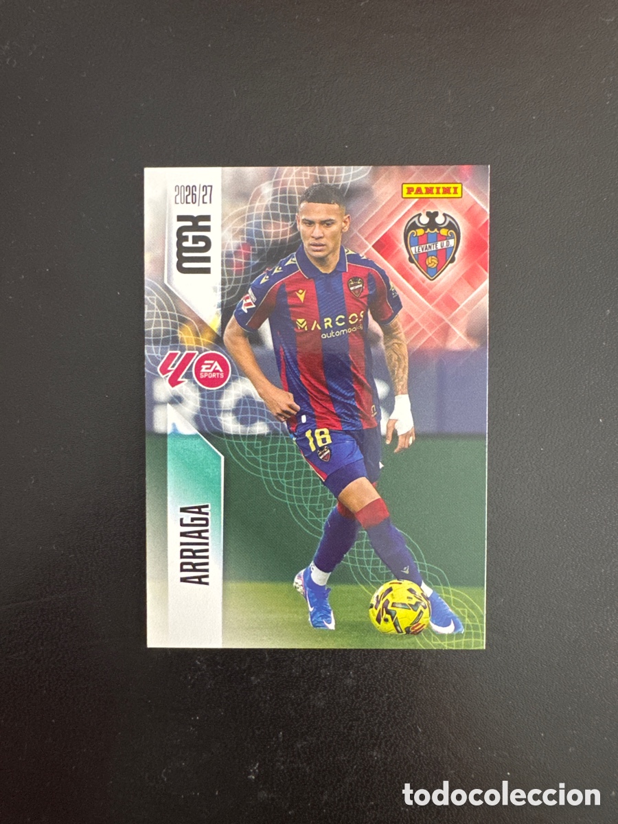 Cromos de Futebol: ARRIAGA LEVANTE N&Uacute;MERO 208 MEGACRACKS 2026 2027