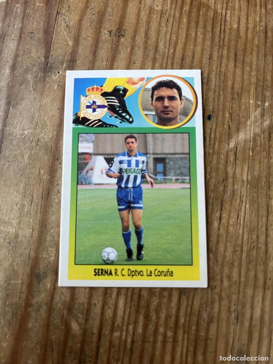 Cromos de f&uacute;tbol: CROMO DESPEGADO ALBUM LIGA ESTE 93 94 1993 1994 DEPORTIVO CORU&Ntilde;A SERNA