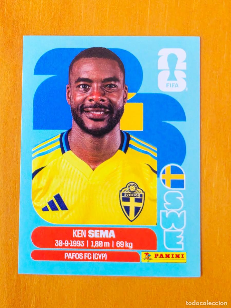 Cromos de f&uacute;tbol: SWE 15 Ken Sema, Suecia, Panini FIFA World Cup Mundial 2026 Sticker