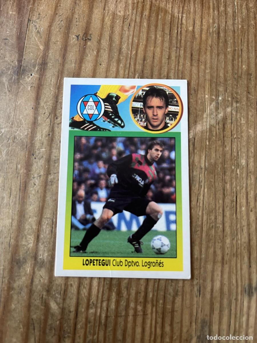 Cromos de f&uacute;tbol: CROMO SIN PEGAR NUNCA PEGADO ALBUM LIGA ESTE 93 94 1993 1994 LOGRO&Ntilde;ES LOPETEGUI