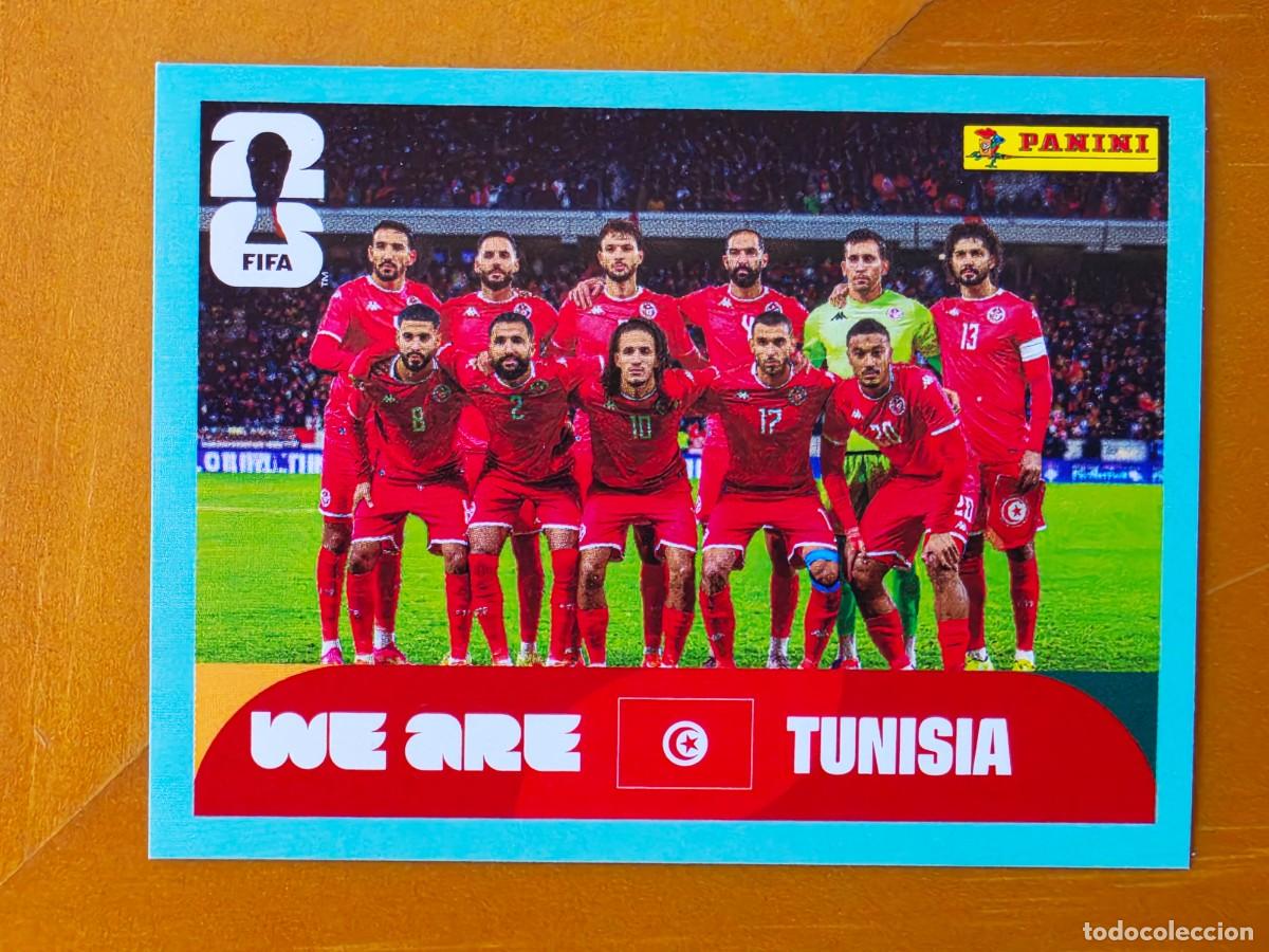 Cromos de f&uacute;tbol: TUN 13 Alineaci&oacute;n equipo plantilla, T&uacute;nez, Panini FIFA World Cup Mundial 2026 Sticker