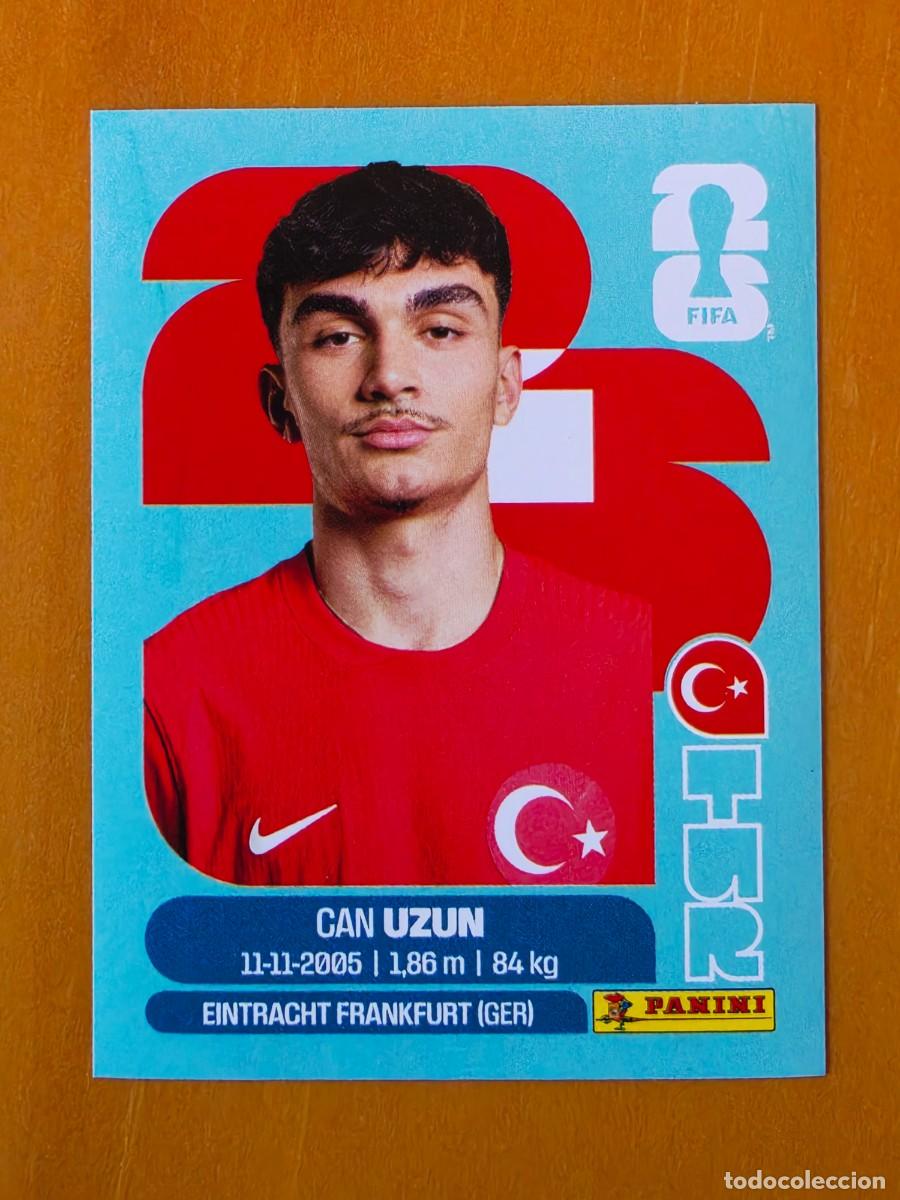 Cromos de f&uacute;tbol: TUR 17 Can Uzun, Turqu&iacute;a, Panini FIFA World Cup Mundial 2026 Sticker